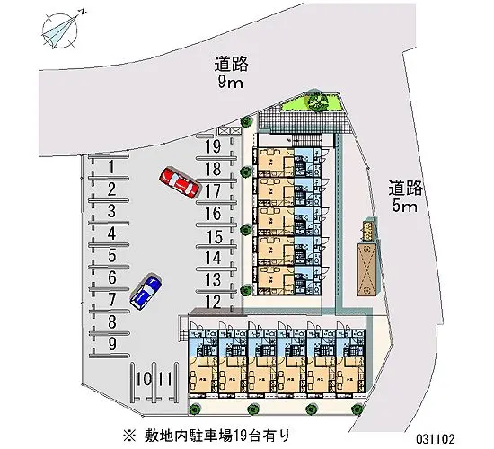 ★手数料０円★富士宮市小泉　月極駐車場（LP）